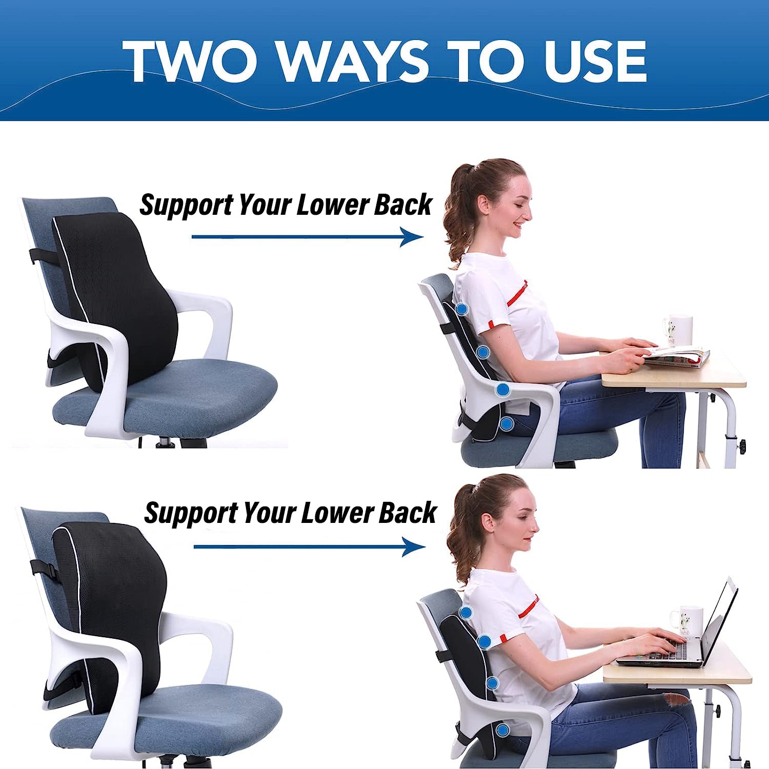 Chair wedge discount for back pain